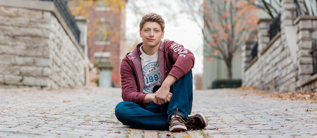 Evan - Licking Riverside Historic District Senior Photographers