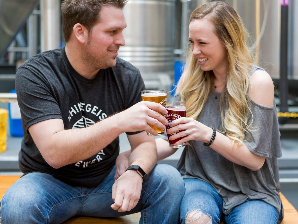 Kayla + Andrew - Rhinegeist Brewery Engagement