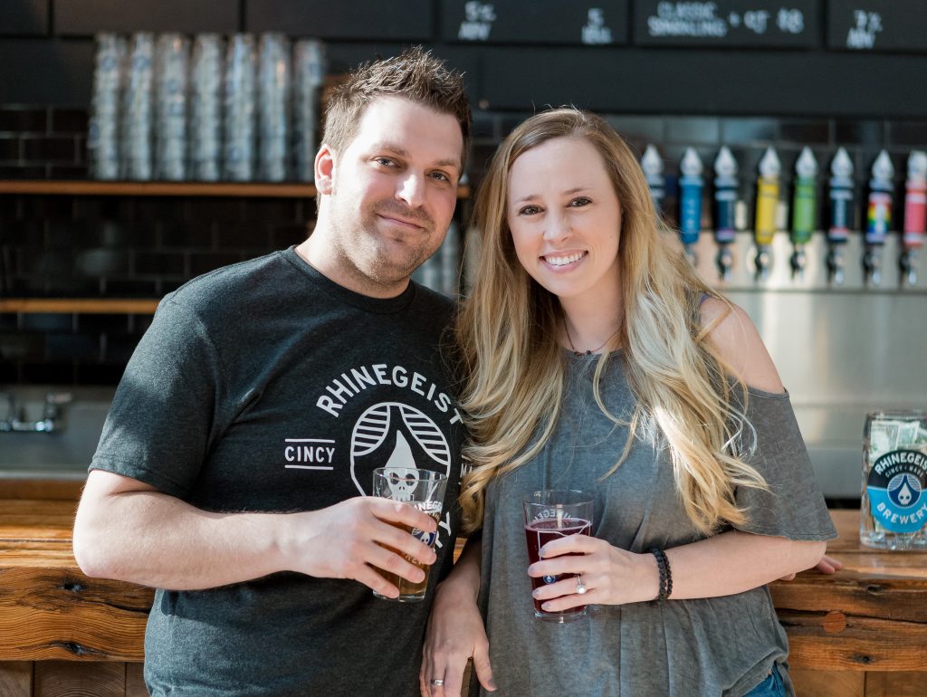 Kayla + Andrew - Rhinegeist Brewery Engagement
