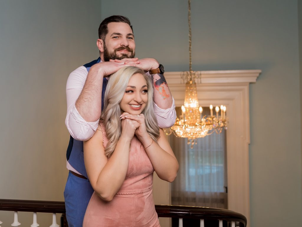 Katie + Zachary - Pepin Mansion Engagement