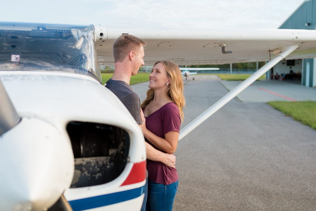 Abby + Ryan - Butler County Regional Airport Engagement