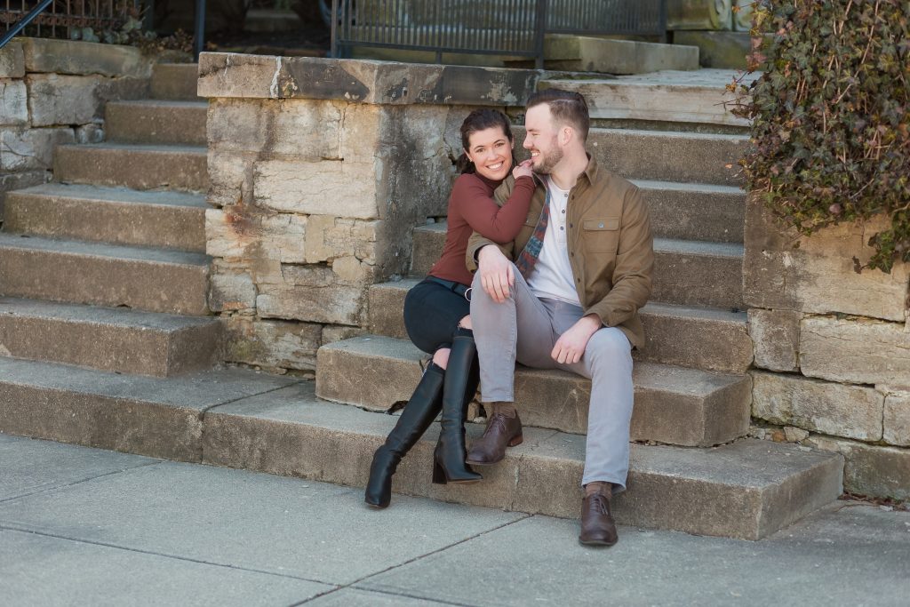 Mary + Marc - Licking Riverside Historic District Engagement