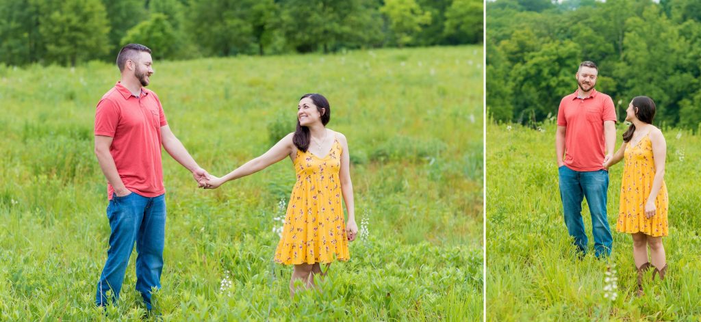 Lindsey + David - French Park Engagement