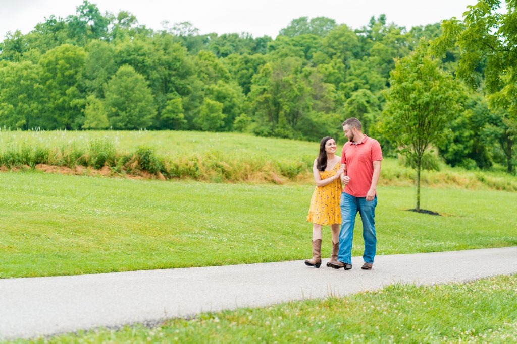 Lindsey + David - French Park Engagement