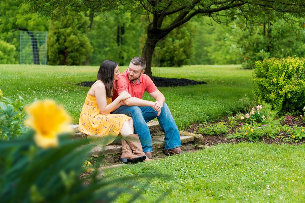 Lindsey + David - French Park Engagement