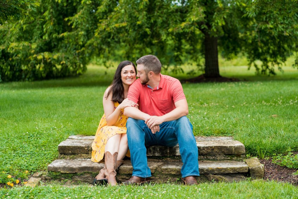 Lindsey + David - French Park Engagement