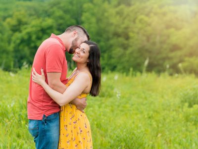 Lindsey + David - French Park Engagement