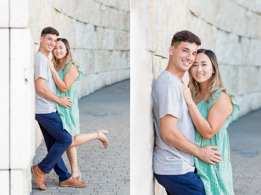 Jenna + Matt - Smale Riverfront Park Engagement