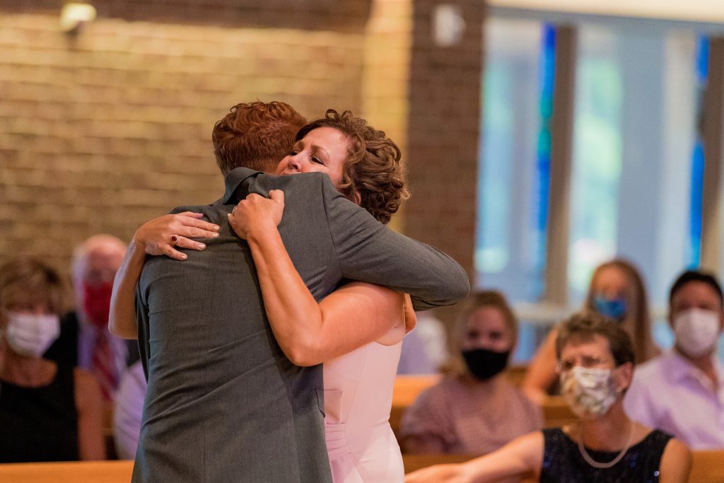 Annie + Brian - St. Barbara Church Wedding