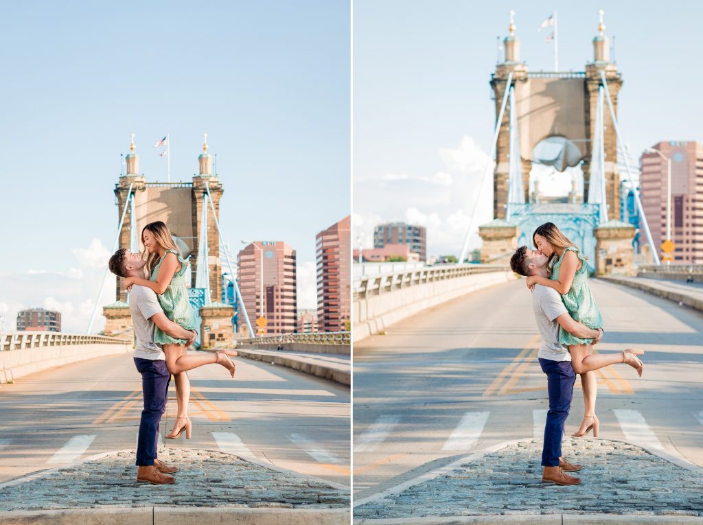 Jenna + Matt - Smale Riverfront Park Engagement