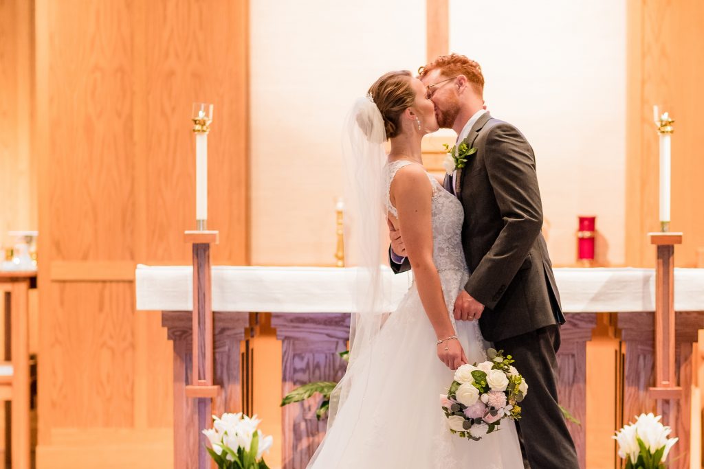 Annie + Brian - St. Barbara Church Wedding