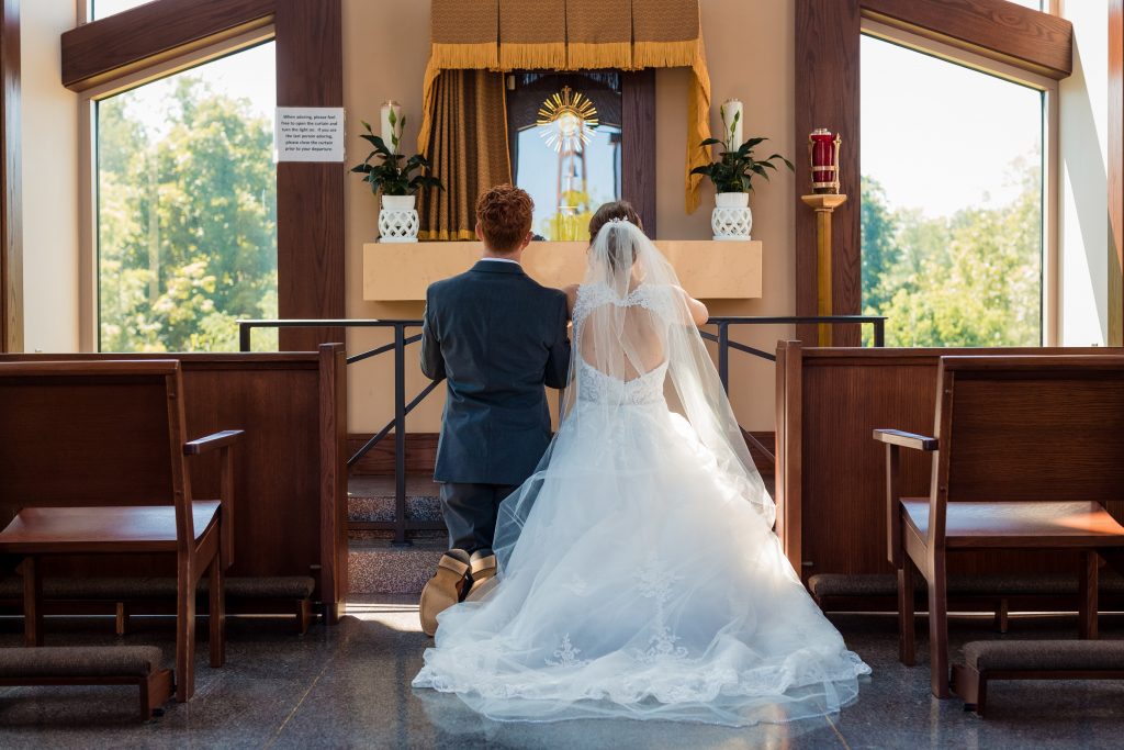 Annie + Brian - St. Barbara Church Wedding