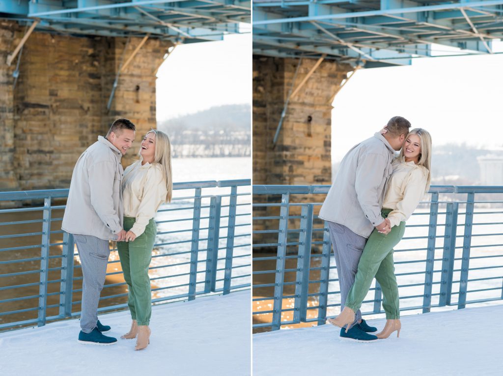 Alexis + Troy - Smale Riverfront Park Engagement