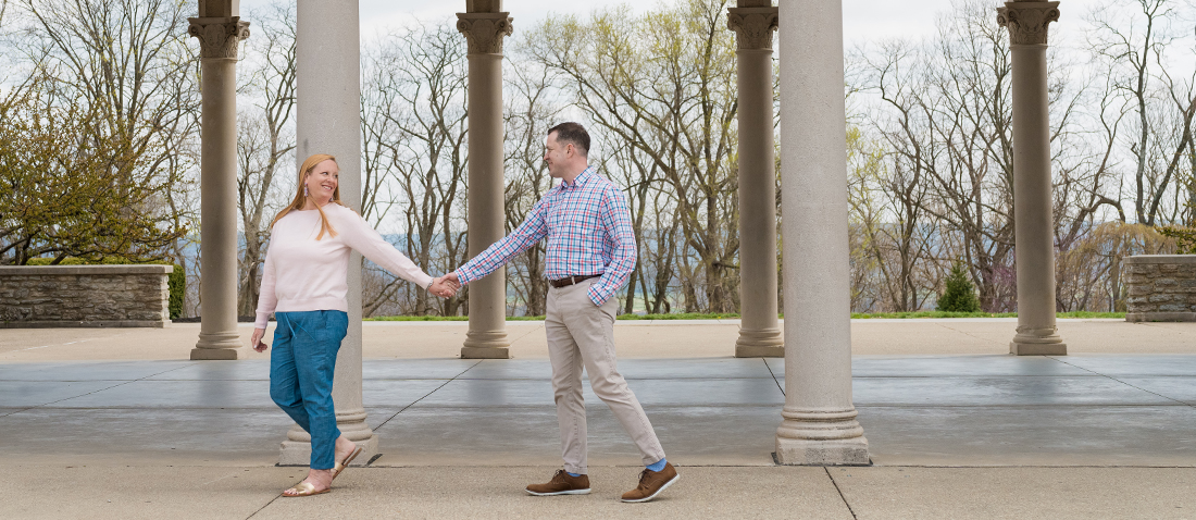 Emily + Geoff - Ault Park Engagement