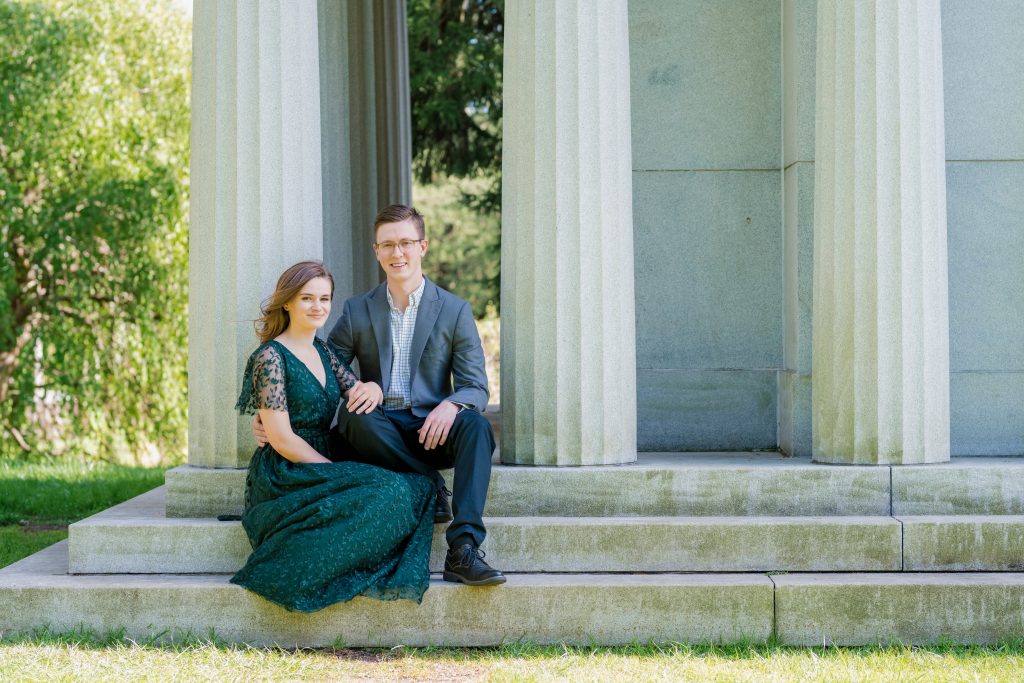 Allison + David - Spring Grove Cemetery Engagement