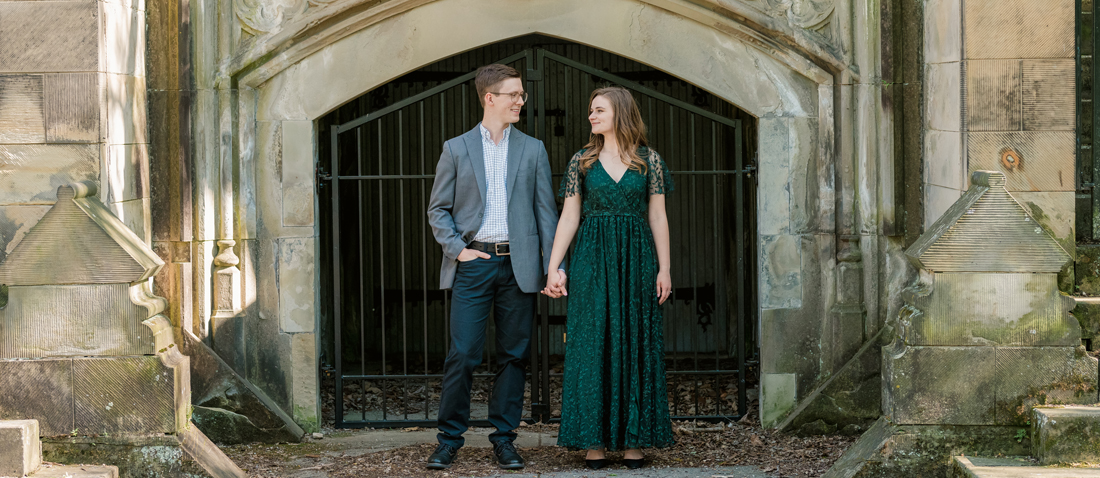 Allison + David - Spring Grove Cemetery Engagement