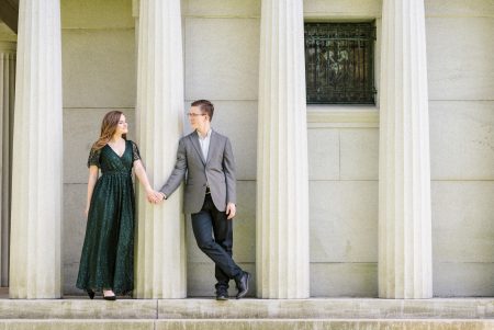 Allison + David - Spring Grove Cemetery Engagement