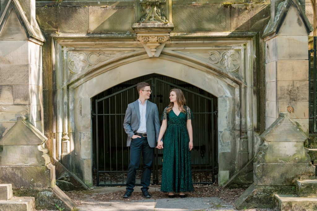 Allison + David - Spring Grove Cemetery Engagement