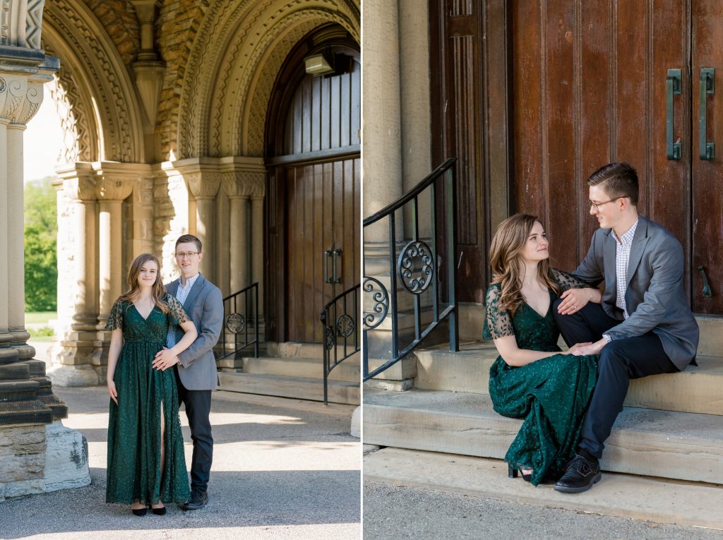 Allison + David - Spring Grove Cemetery Engagement