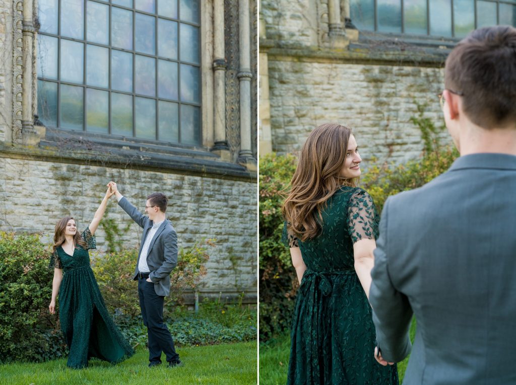 Allison + David - Spring Grove Cemetery Engagement