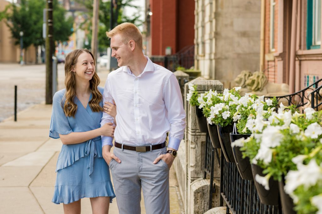 Megan + Sam - Over-The-Rhine Engagement