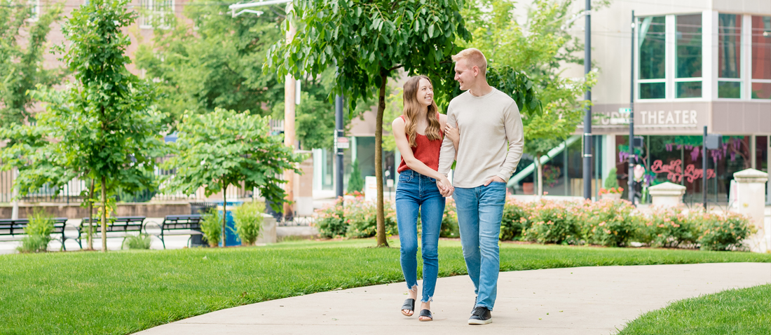 Megan + Sam - Over-The-Rhine Engagement