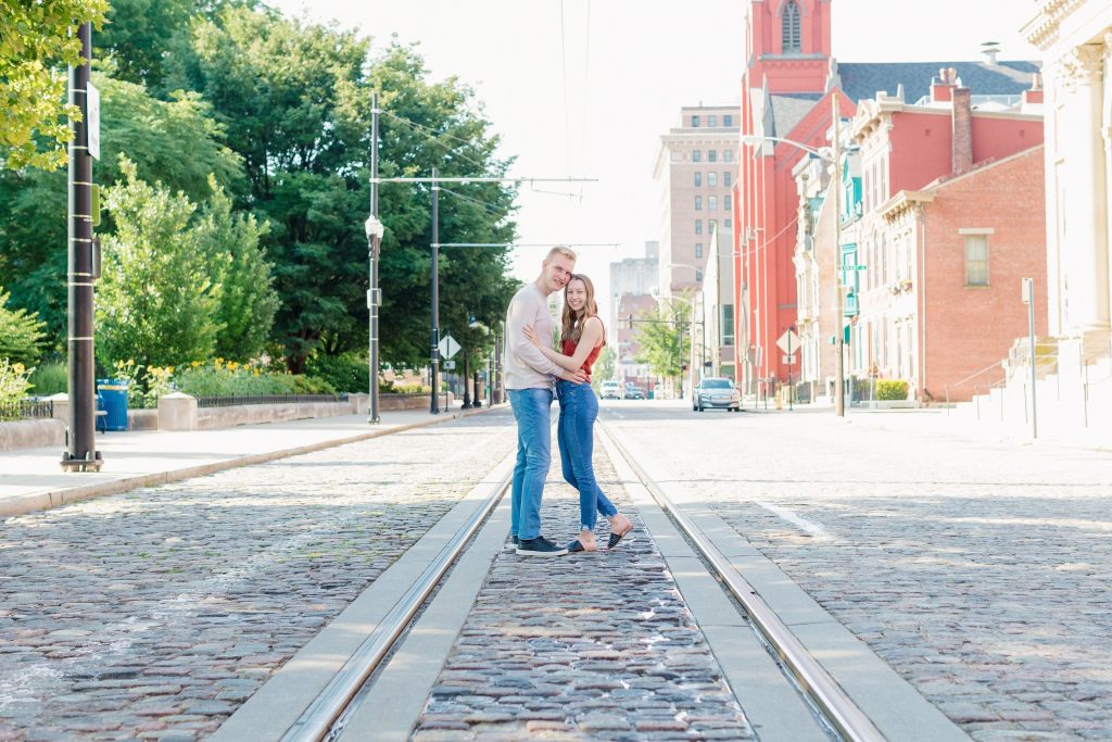 Megan + Sam - Over-The-Rhine Engagement