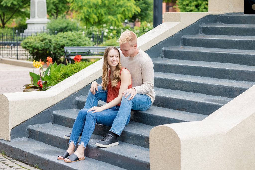 Megan + Sam - Over-The-Rhine Engagement