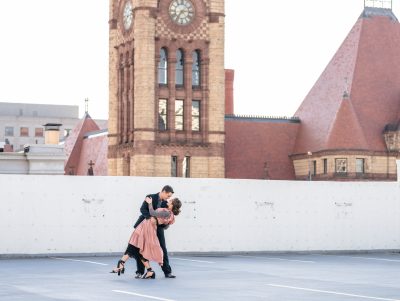 Madilynn + Terry - Downtown Cincinnati Engagement