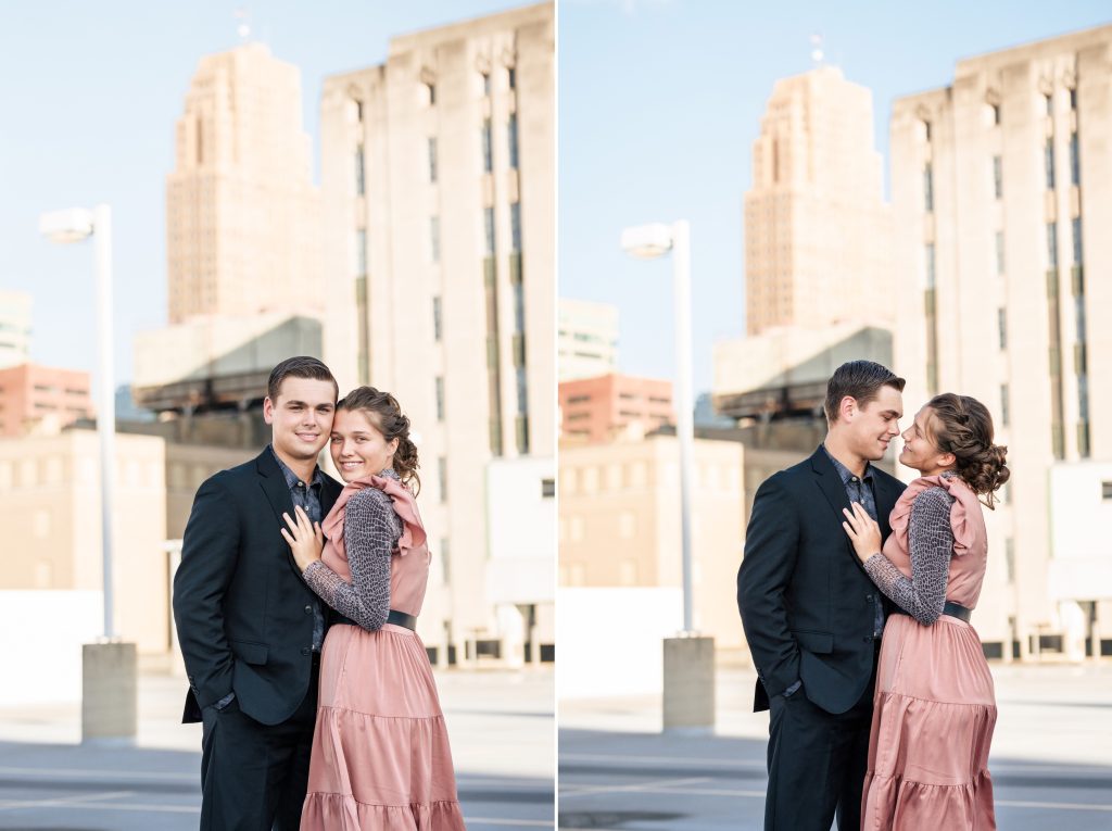 Madilynn + Terry - Downtown Cincinnati Engagement