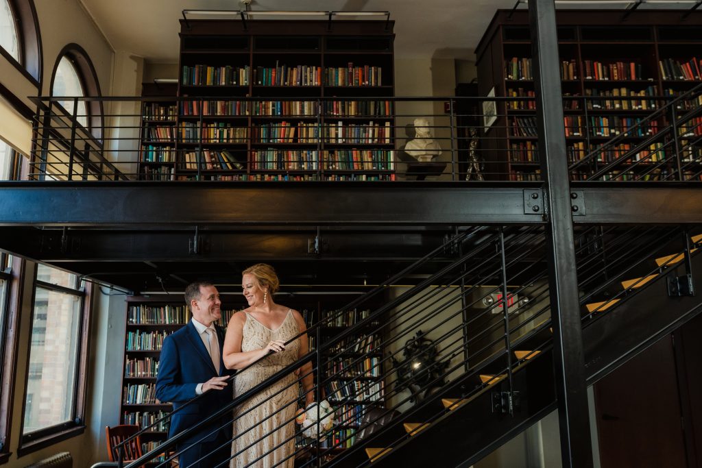 Emily + Geoff - The Mercantile Library Wedding