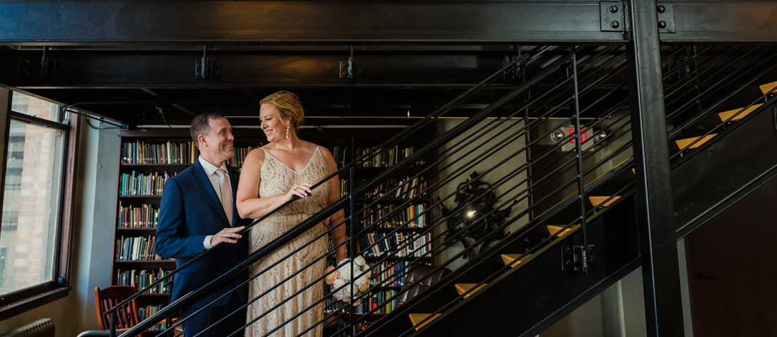 Emily + Geoff - The Mercantile Library Wedding