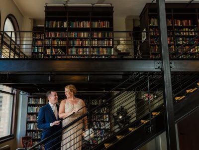 Emily + Geoff - The Mercantile Library Wedding