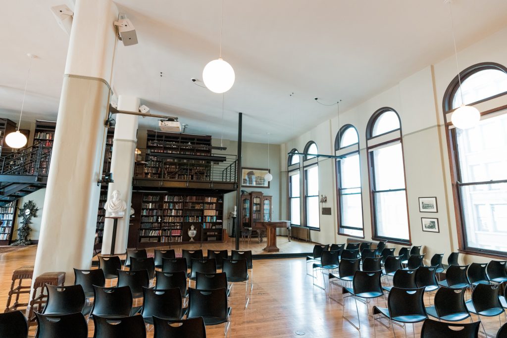 Emily + Geoff - The Mercantile Library Wedding