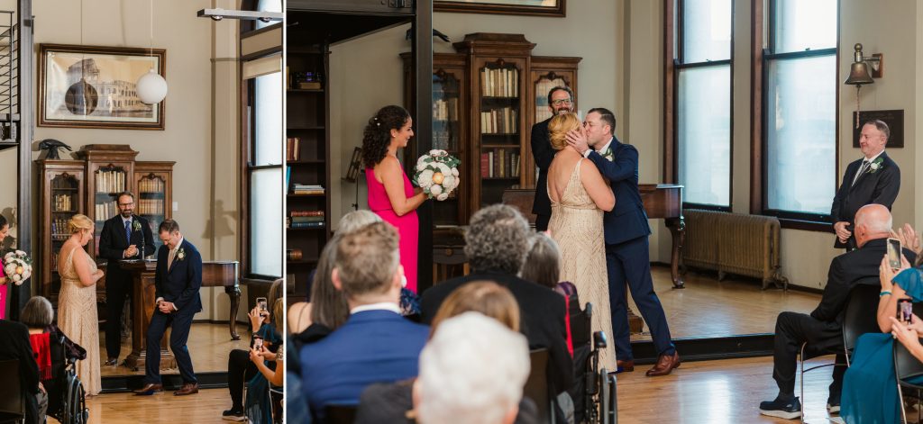 Emily + Geoff - The Mercantile Library Wedding