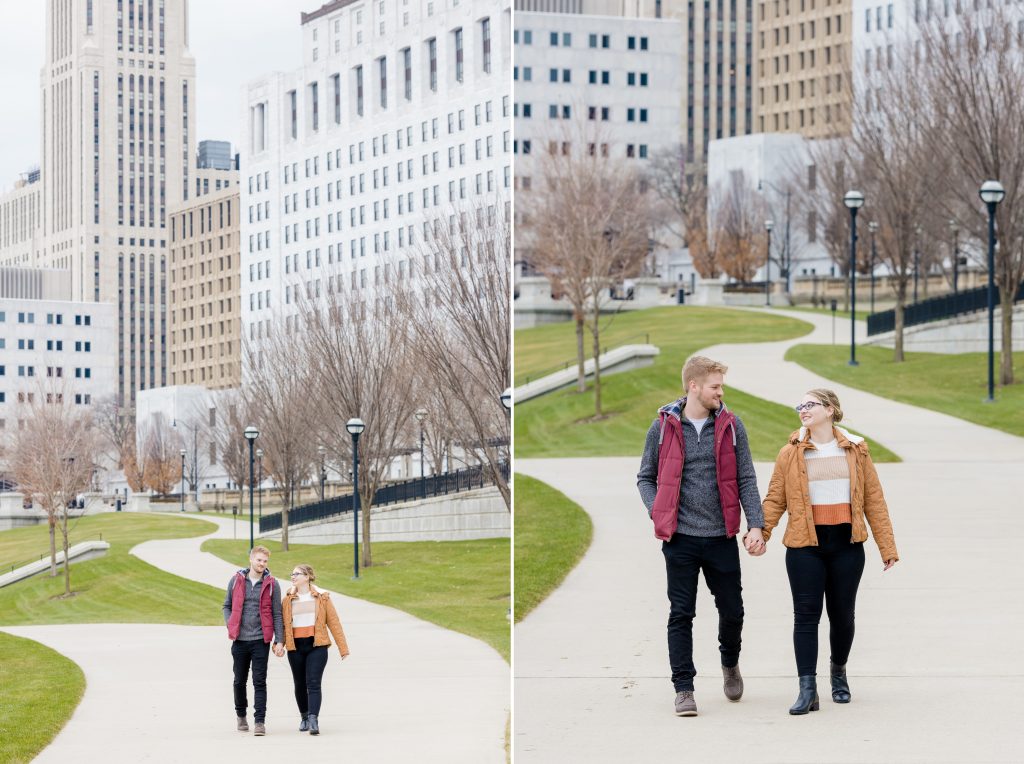 Hannah + Daniel - Downtown Columbus Engagement