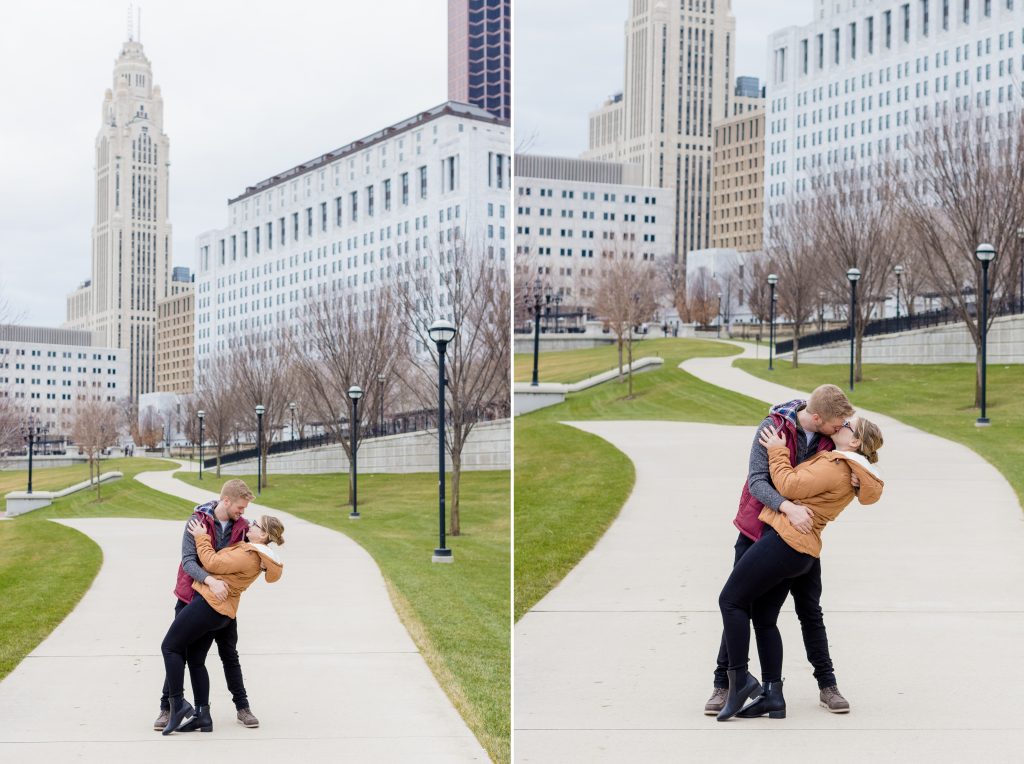 Hannah + Daniel - Downtown Columbus Engagement