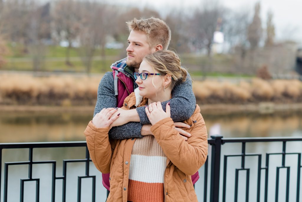 Hannah + Daniel - Downtown Columbus Engagement