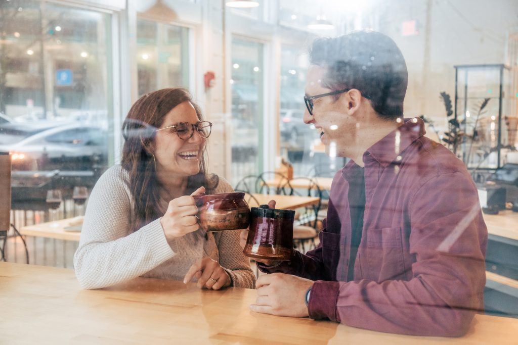 Molly + Rob - Downtown Dayton Engagement