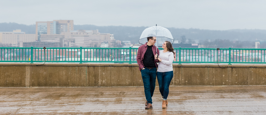 Molly + Rob - Downtown Dayton Engagement
