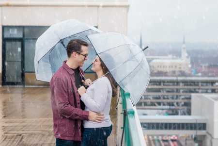 Molly + Rob - Downtown Dayton Engagement