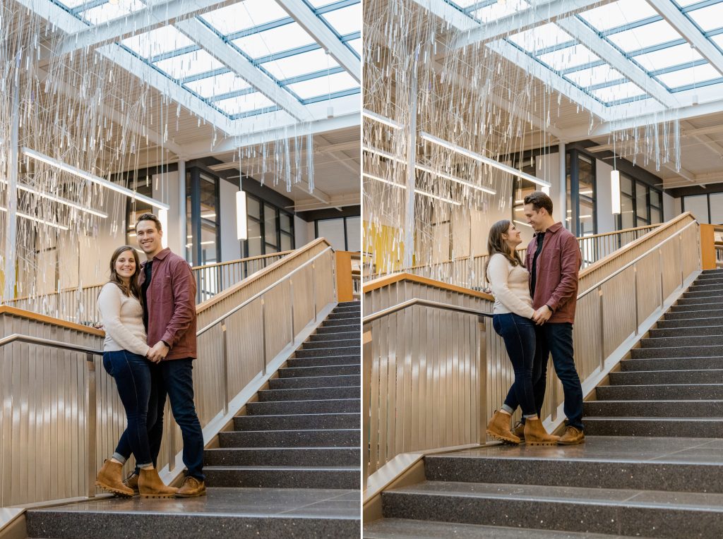 Molly + Rob - Downtown Dayton Engagement