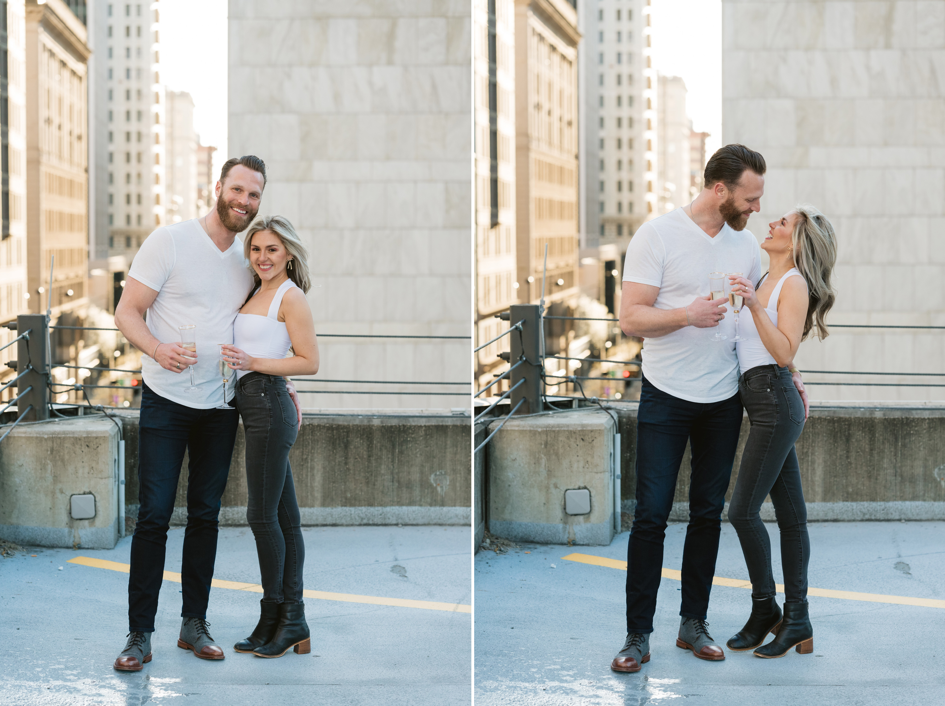 Abbie + Conor - Downtown Cincinnati Engagement