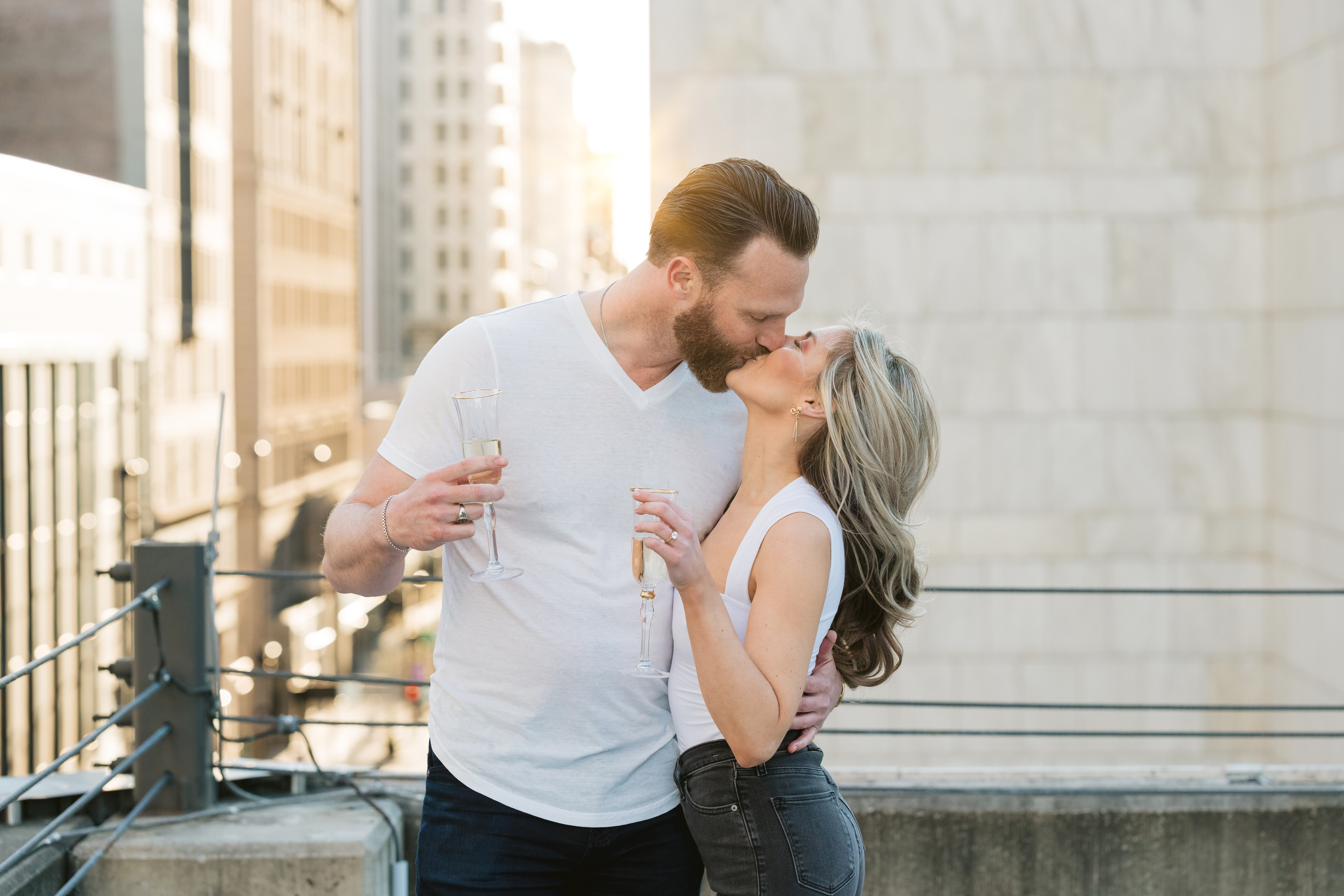 Abbie + Conor - Downtown Cincinnati Engagement