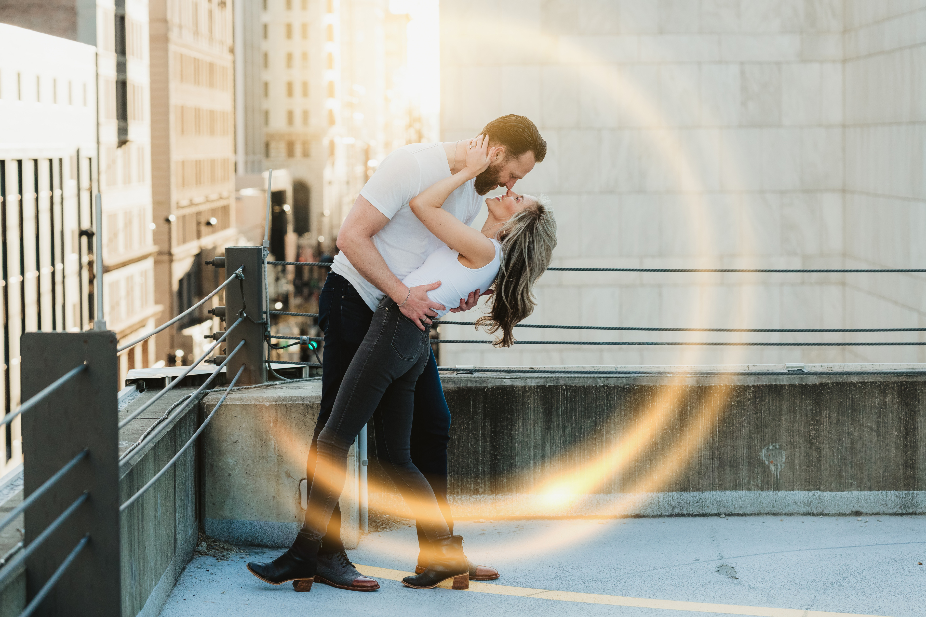 Abbie + Conor - Downtown Cincinnati Engagement